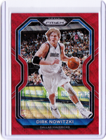 2020-21 Panini Prizm - Ruby Wave Prizm #180 Dirk Nowitzki