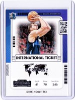 2021-22 Panini Contenders - International Ticket #20 Dirk Nowitzki