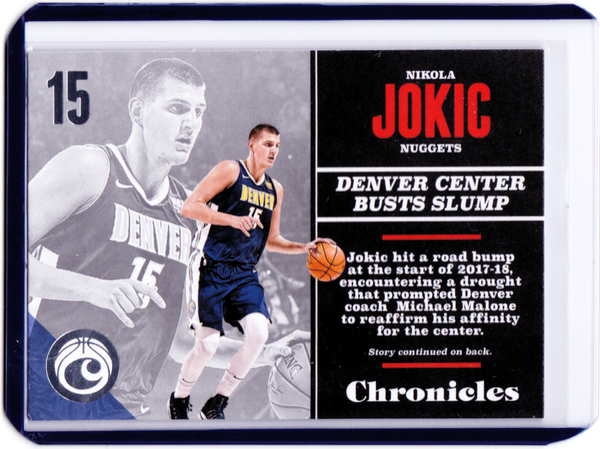 2017-18 Panini Chronicles #38 Nikola Jokic
