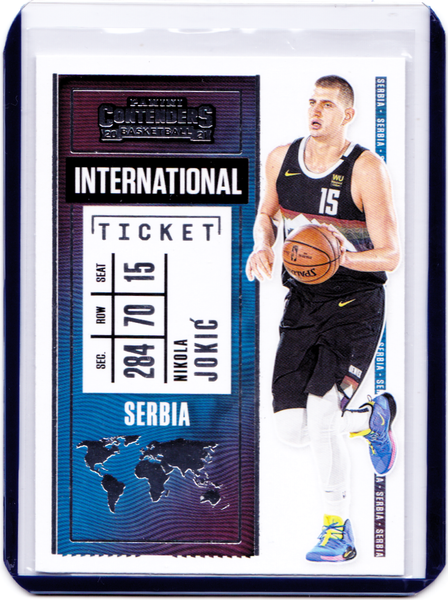 2020-21 Panini Contenders - International Ticket #27 Nikola Jokic