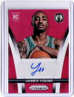 2014-15 Panini Prizm - Rookie Autographs - Red Prizms #14 - James Young /199