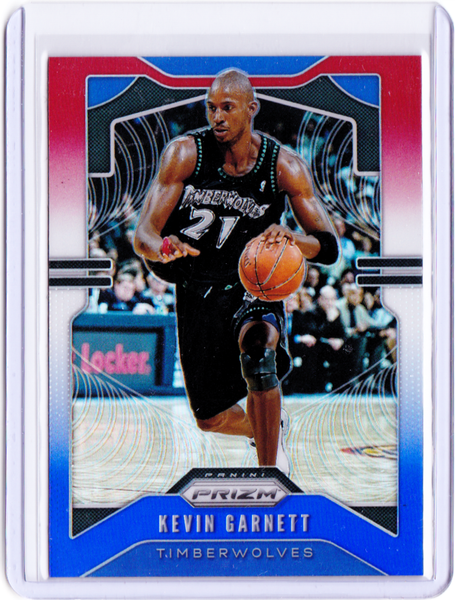 2019-20 Panini Prizm - Red White & Blue Prizm #1 Kevin Garnett