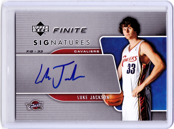 2004-05 Upper Deck Finite - Redemption Replacements Signatures #FS-LU  Luke Jackson