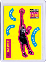 1996-97 Upper Deck Collector's Choice - SuperAction Stick 'ums Stickers Series 1 #S15 Vin Baker