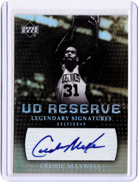 2006-07 UD Reserve - Legendary Signatures #LRA-CM Cedric Maxwell