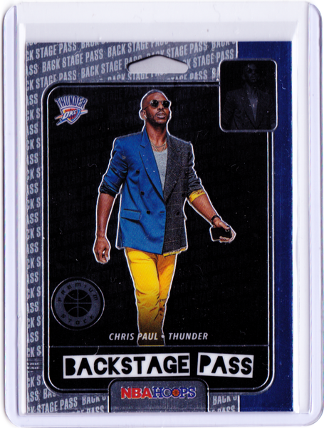 2019-20 Panini NBA Hoops Premium Stock - Back Stage Pass #2 Chris Paul