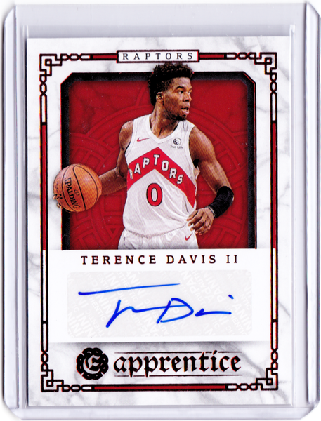 2020-21 Panini Chronicles - Apprentice Signatures - Red #APR-TDV Terence Davis II