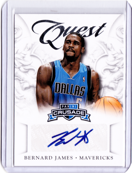 2012-13 Panini Crusade - Quest Autographs #9  Bernard James