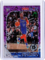 2019-20 Panini NBA Hoops Premium Stock - Purple Disco Prizm #133 Dennis Schroder