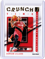 2021-22 Panini Donruss - Crunch Time - Press Proof #17 Damian Lillard