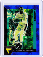 2020-21 Panini Flux - Blue Cracked Ice #81 Andre Drummond