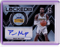 2017-18 Panini Spectra - Locked In Autographs #LI-PMS Paul Millsap /99