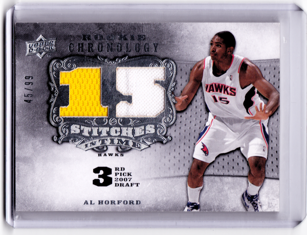 2007-08 Upper Deck Chronology - Stitches in Time Memorabilia - Jersey Number #SIT-AH  Al Horford /99