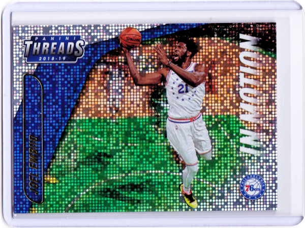 2018-19 Panini Threads - In Motion - Dazzle #9 Joel Embiid