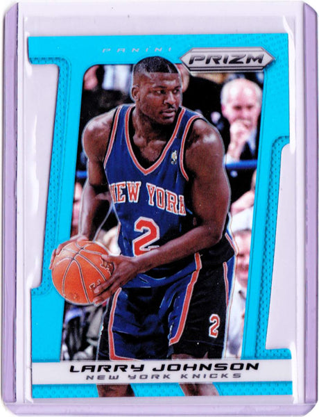 2013-14 Panini Prizm  Light Blue Prizm Die-Cut #205 Larry Johnson /199