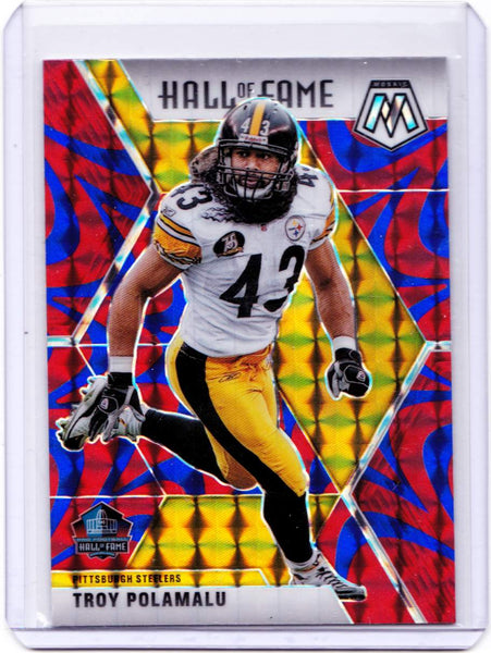 Troy Polamalu Pittsburgh Steelers Mosaic Hall of Fame Base Card #281