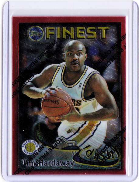 1995-96 Topps Finest - Dish and Swish #DS9 Tim Hardaway, Chris Mullin