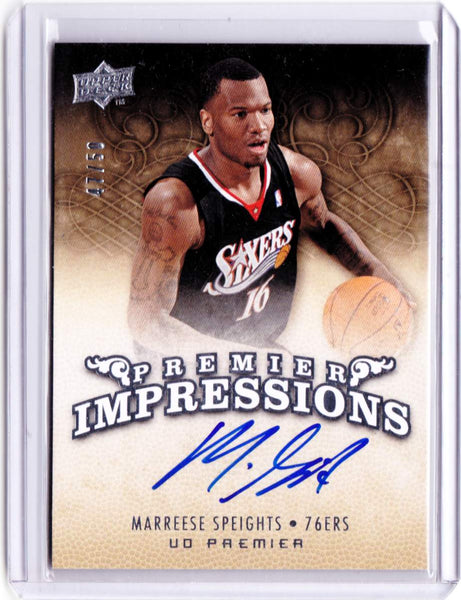 2008-09 UD Premier - Premier Impressions #PI-MS - Marreese Speights /50