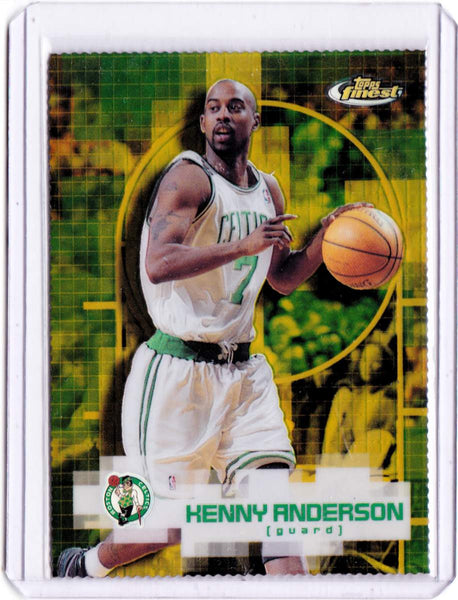 2000-01 Topps Finest Gold Refractor #20 - Kenny Anderson /100