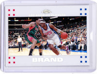 2007-08 Topps Chrome White Refractor #10 - Elton Brand /99