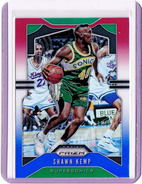 2019-20 Panini Prizm Red White & Blue Prizm #14 Shawn Kemp