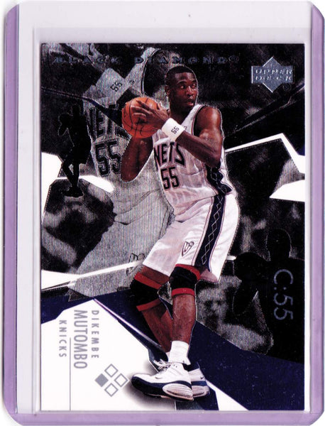 2003-04 Upper Deck Black Diamond #55 - Dikembe Mutombo