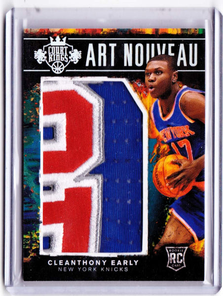 2014-15 Panini Court Kings - Art Nouveau Jerseys - Patches Prime #28 - Cleanthony Early /10