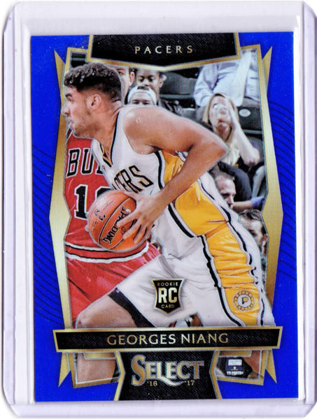 2016-17 Panini Select Blue Prizm #23 Concourse - Georges Niang #/299