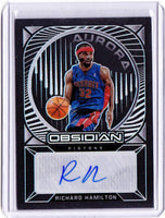 2020-21 Panini Obsidian - Aurora Autographs #AU-RHA - Richard Hamilton /149