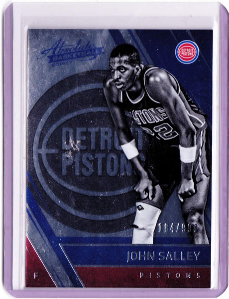 2016-17 Panini Absolute #112 - Retired - John Salley /999