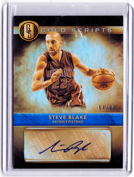 2016-17 Panini Gold Standard - Gold Scripts #39 - Steve Blake /99