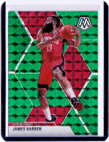 2019-20 Panini Mosaic - Green Prizm #114 - James Harden