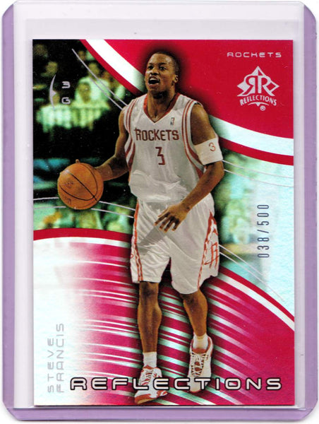 2003-04 Upper Deck Triple Dimensions - Reflections - Ruby #25 - Steve Francis /500