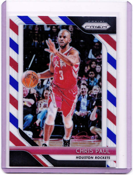 2018-19 Panini Prizm Red White & Blue Prizm #24 - Chris Paul