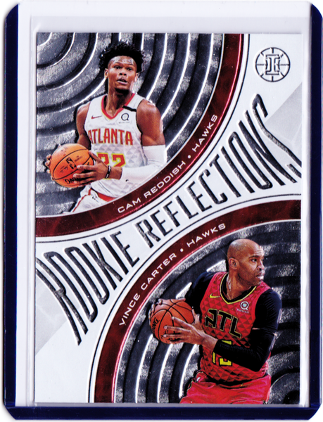 2019-20 Panini Illusions - Rookie Reflections #15  Cam Reddish, Vince Carter