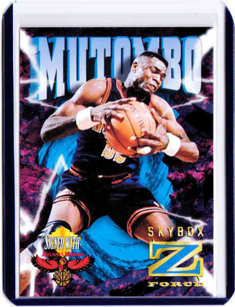 1996-97 Skybox Z Force - Z-Cling #24 Dikembe Mutombo