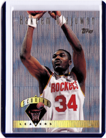 1995-96 Topps - Power Boosters #7 Hakeem Olajuwon