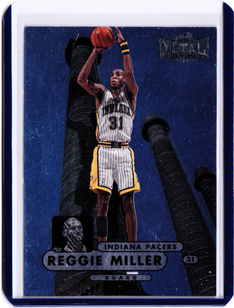 1997-98 Metal Universe Championship Preview #39 Reggie Miller