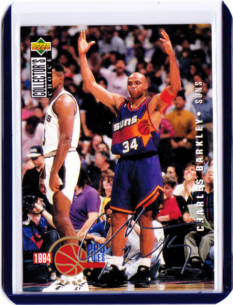 1994-95 Upper Deck Collector's Choice - Silver Signature #199 Charles Barkley