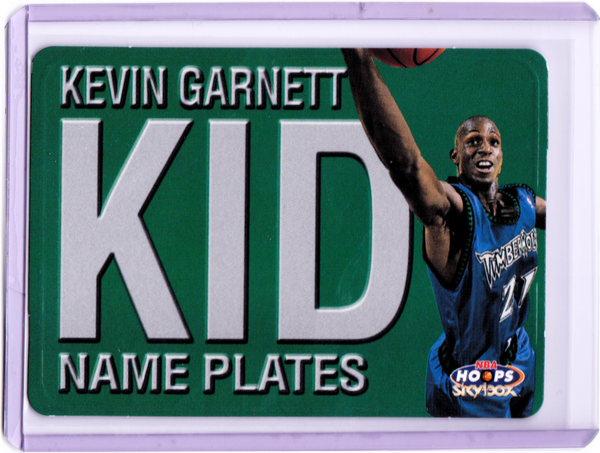 1999-00 Skybox NBA Hoops - Name Plates #7 NP Kevin Garnett