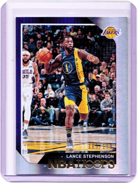 2018-19 Panini NBA Hoops - Premium Box Set #232 Lance Stephenson /199