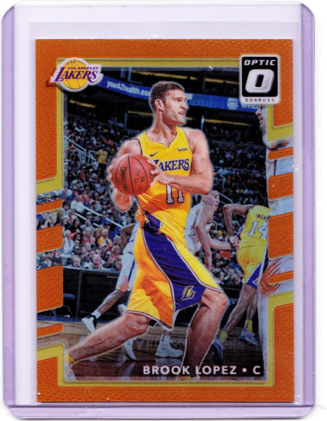 2017-18 Panini Donruss Optic - Orange Prizm #68 Brook Lopez /199