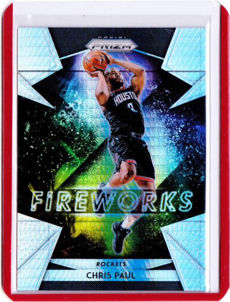 2018-19 Panini Prizm - Fireworks - Hyper Prizm #15 Chris Paul