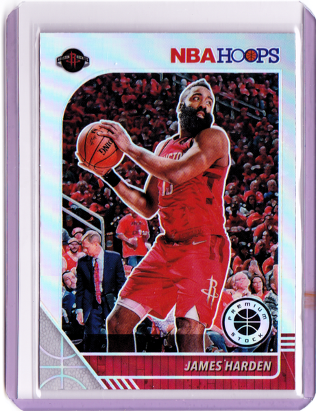 2019-20 Panini NBA Hoops Premium Stock - Silver Prizm #66 James Harden