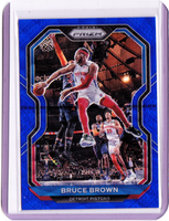 2020-21 Panini Prizm - Blue Wave Prizm #239 Bruce Brown