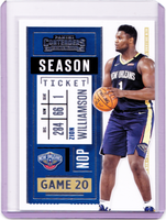 2020-21 Panini Contenders #58 Season Ticket - Zion Williamson