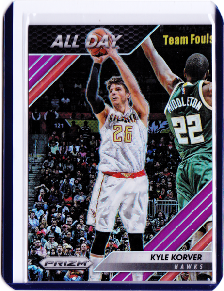 2016-17 Panini Prizm - All Day - Purple Prizm #5 Kyle Korver /75