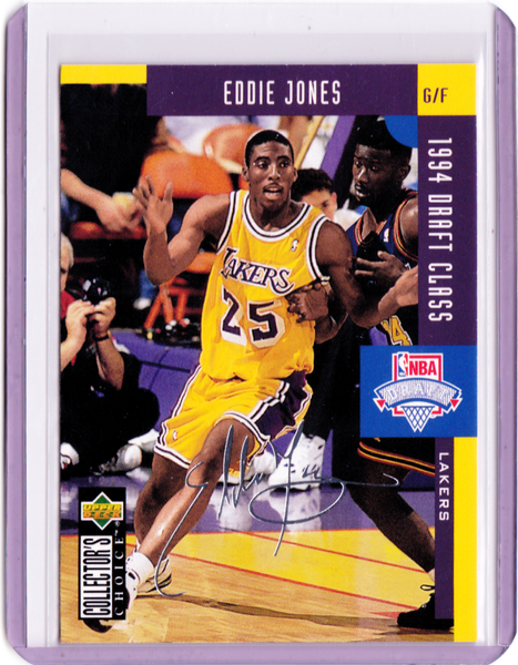 1994-95 Upper Deck Collector's Choice - Silver Signature #415 Eddie Jones RC