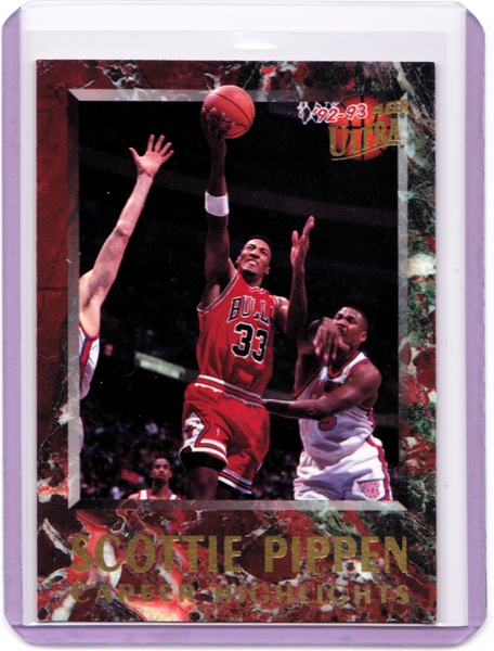 1992-93 Fleer Ultra - Scottie Pippen Career Highlights #10 Scottie Pippen