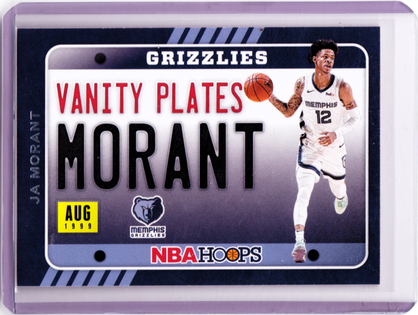 2020-21 Panini NBA Hoops - Vanity Plates #2 Ja Morant